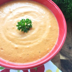 Creamy Dairy-Free Tomato Basil Soup | Clean Eats & Treats