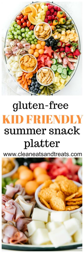 Kid Friendly Summer Snack Platter (gluten free)